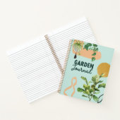 Modernes Abstraktes Houseplant Garden Journal Notizblock (Innenseite)