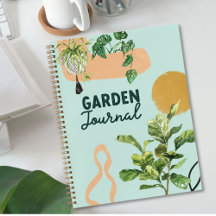 Modernes Abstraktes Houseplant Garden Journal