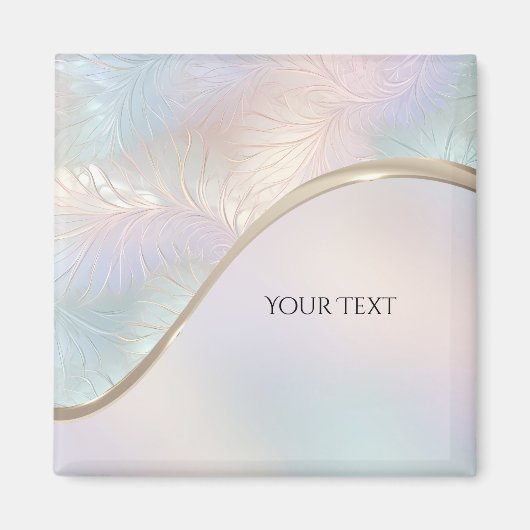 Modernes Abstraktes Iridescent Magnet (Vorne)