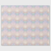 Modernes Abstraktes Iridescent Wrapping Paper Geschenkpapier (Flach)
