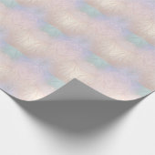Modernes Abstraktes Iridescent Wrapping Paper Geschenkpapier (Ecke)