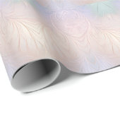Modernes Abstraktes Iridescent Wrapping Paper Geschenkpapier (Rolleneckpunkt)