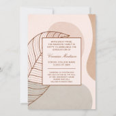 Modernes Abstraktes Kalligrafie-Script-Foto Ankündigung (Rückseite)