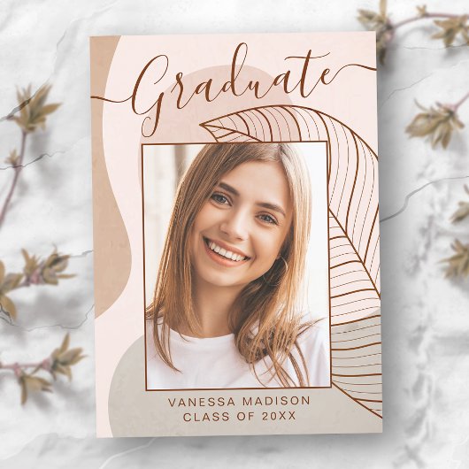 Modernes Abstraktes Kalligrafie-Script-Foto Ankündigung