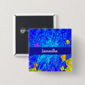 Modernes Abstraktes Kunstgemälde Button (Vorne & Hinten)