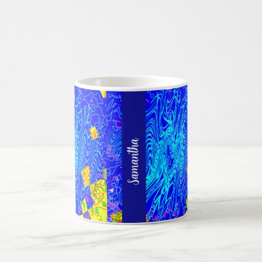 Modernes Abstraktes Kunstgemälde Kaffeetasse (Mittel)