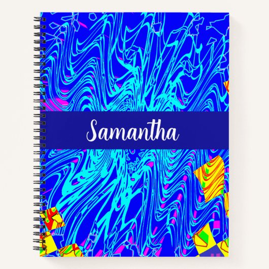 Modernes Abstraktes Kunstgemälde Notizblock (Vorderseite)