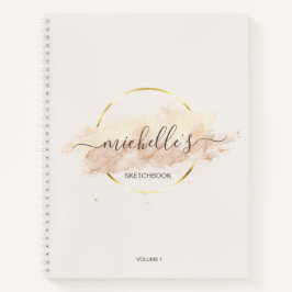 Modernes Abstraktes Kunstmuseum Notizblock