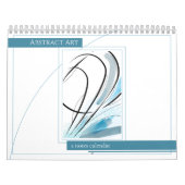 Modernes Abstraktes Kunstnotenplanerwerk Kalender (Titelbild)