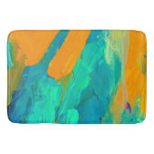 Modernes Abstraktes Kunstwerk Badematte (Vorderseite)