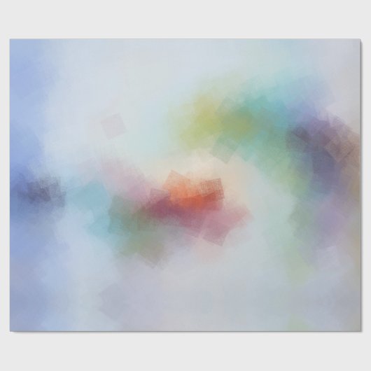 Modernes Abstraktes Kunstwerk Elegantes Design Geschenkpapier (Flach)