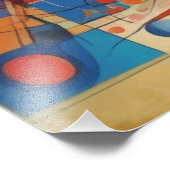 Modernes Abstraktes Kunstwerk Fotodruck (Ecke)