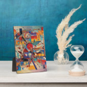 Modernes Abstraktes Kunstwerk Fotoplatte (Seite)