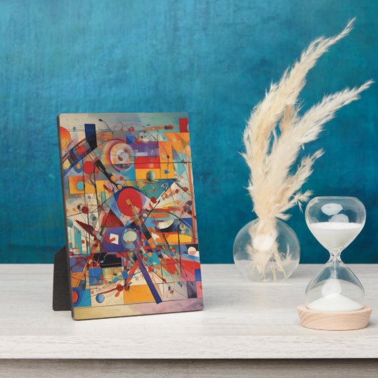 Modernes Abstraktes Kunstwerk Fotoplatte (Seite)