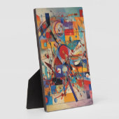 Modernes Abstraktes Kunstwerk Fotoplatte (Seite)