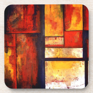 Modernes Abstraktes Kunstwerk Getränkeuntersetzer