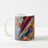 Modernes Abstraktes Kunstwerk Kaffeetasse (Links)