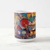 Modernes Abstraktes Kunstwerk Kaffeetasse (Mittel)
