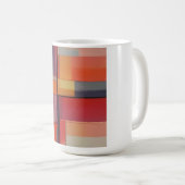 Modernes Abstraktes Kunstwerk Kaffeetasse (VorderseiteRechts)