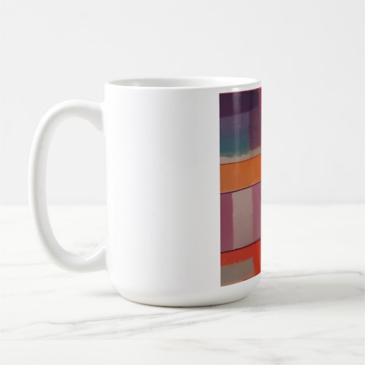Modernes Abstraktes Kunstwerk Kaffeetasse (Links)