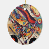 Modernes Abstraktes Kunstwerk Keramik Ornament (Links)