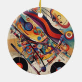 Modernes Abstraktes Kunstwerk Keramik Ornament (Hinten)