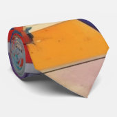 Modernes Abstraktes Kunstwerk Krawatte (Gerollt)