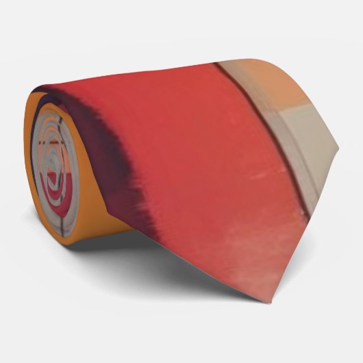 Modernes Abstraktes Kunstwerk Krawatte (Gerollt)