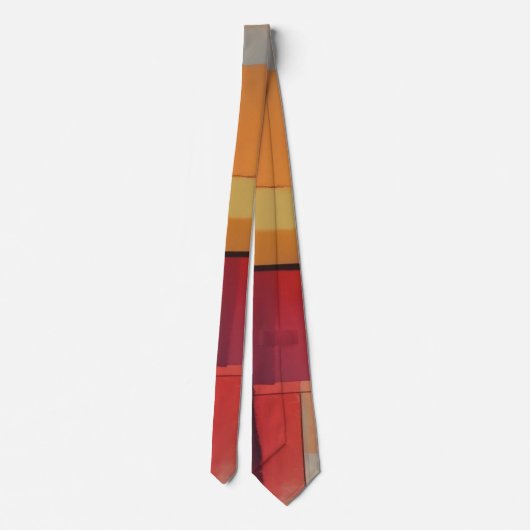 Modernes Abstraktes Kunstwerk Krawatte (Rückseite)