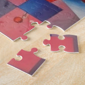 Modernes Abstraktes Kunstwerk Puzzle (Seite)