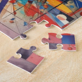 Modernes Abstraktes Kunstwerk Puzzle (Seite)