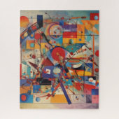 Modernes Abstraktes Kunstwerk Puzzle (Vertikal)
