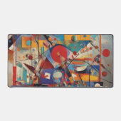 Modernes Abstraktes Kunstwerk Schreibtischunterlage (Vorderseite)