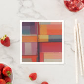 Modernes Abstraktes Kunstwerk Serviette (Beispiel)