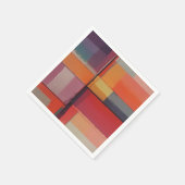 Modernes Abstraktes Kunstwerk Serviette (Ecke)