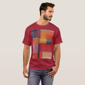 Modernes Abstraktes Kunstwerk T-Shirt (Vorne ganz)