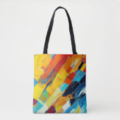 Modernes Abstraktes Kunstwerk Tasche (Vorderseite)