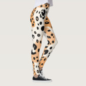Modernes Abstraktes Leopard-Druckmuster Leggings (Rechts)