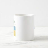 Modernes Abstraktes Letter-A-Monogramm Kaffeetasse (Mittel)