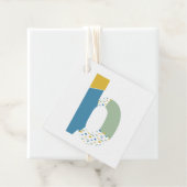 Modernes Abstraktes Letter-B-Monogramm Personalisi Geschenkanhänger (Beispiel)