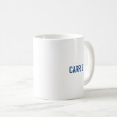 Modernes Abstraktes Letter-C-Monogramm Kaffeetasse (VorderseiteRechts)