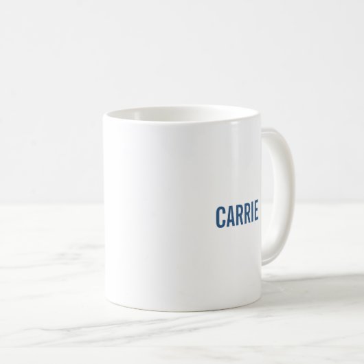 Modernes Abstraktes Letter-C-Monogramm Kaffeetasse (VorderseiteRechts)