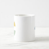 Modernes Abstraktes Letter-C-Monogramm Kaffeetasse (Mittel)