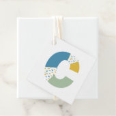 Modernes Abstraktes Letter-C-Monogramm Personalisi Geschenkanhänger (Beispiel)