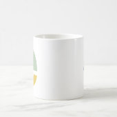Modernes Abstraktes Letter-E-Monogramm Kaffeetasse (Mittel)