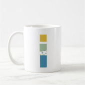 Modernes Abstraktes Letter-I-Monogramm Kaffeetasse (Links)