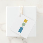 Modernes Abstraktes Letter-I-Monogramm Personalisi Geschenkanhänger (Beispiel)