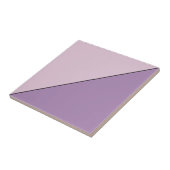 Modernes Abstraktes Lila geometrisches Dreieck Fliese (Seite)