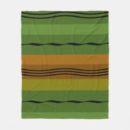 modernes abstraktes Linienmuster Fleecedecke