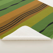 modernes abstraktes Linienmuster Sherpadecke (3/4)